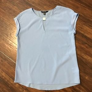 Periwinkle Blue Ellen Tracy Sleeveless Shirt